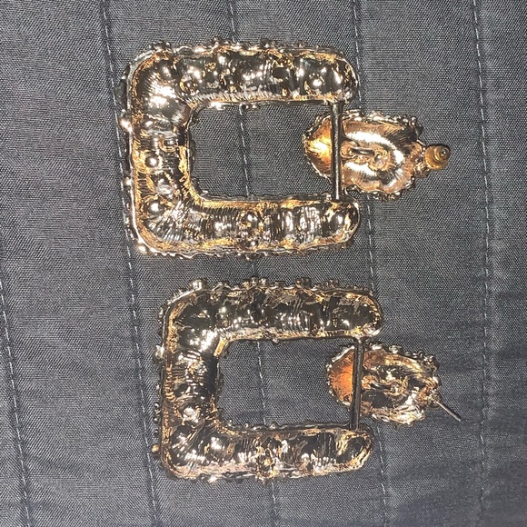 Gold earrings - Picture 2 of 2